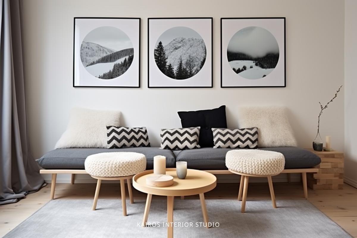 Scandinavian Design with Geometric Patterns